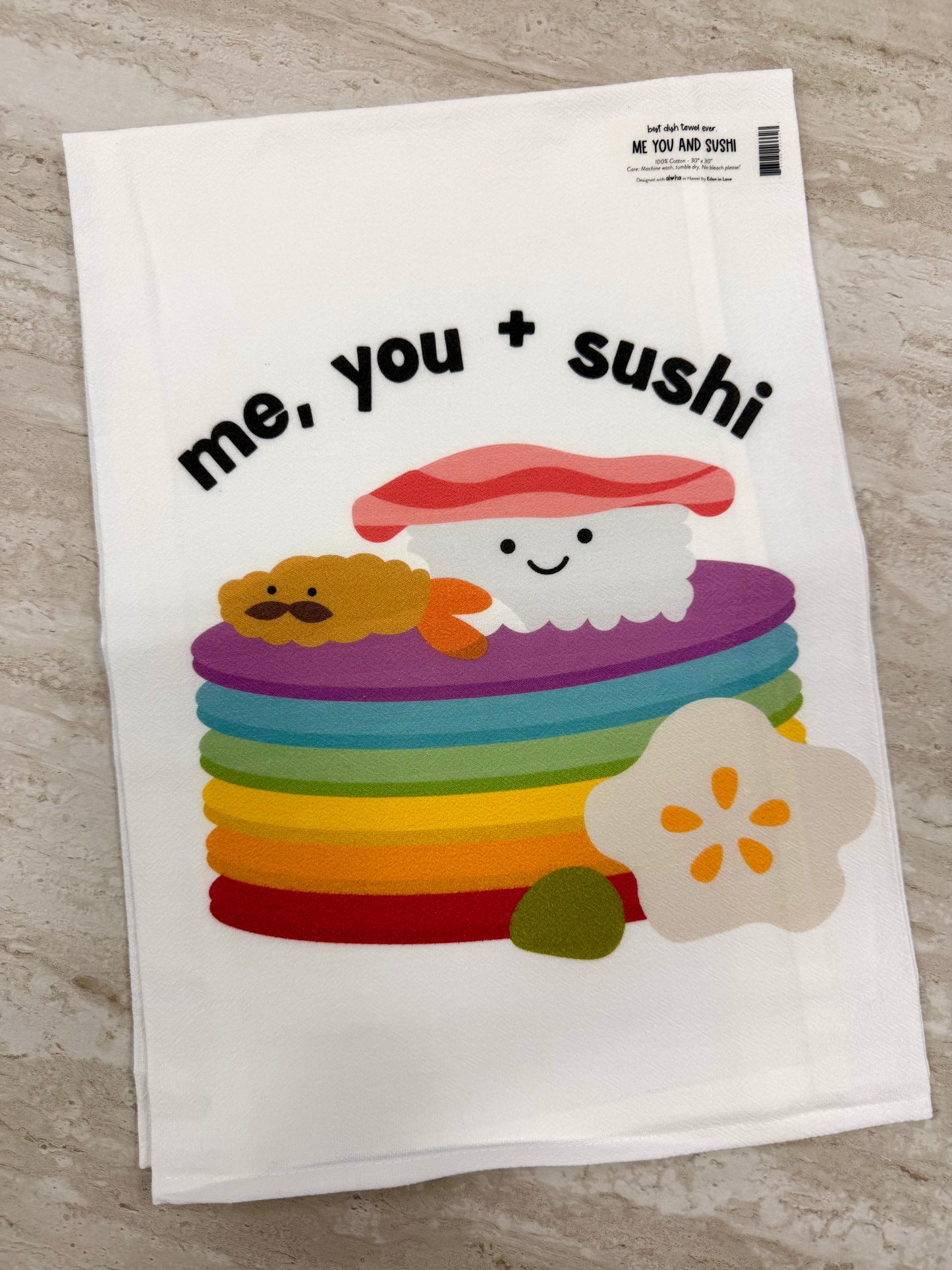 EDEN DISH TOWEL ME YOU AND SUSHI