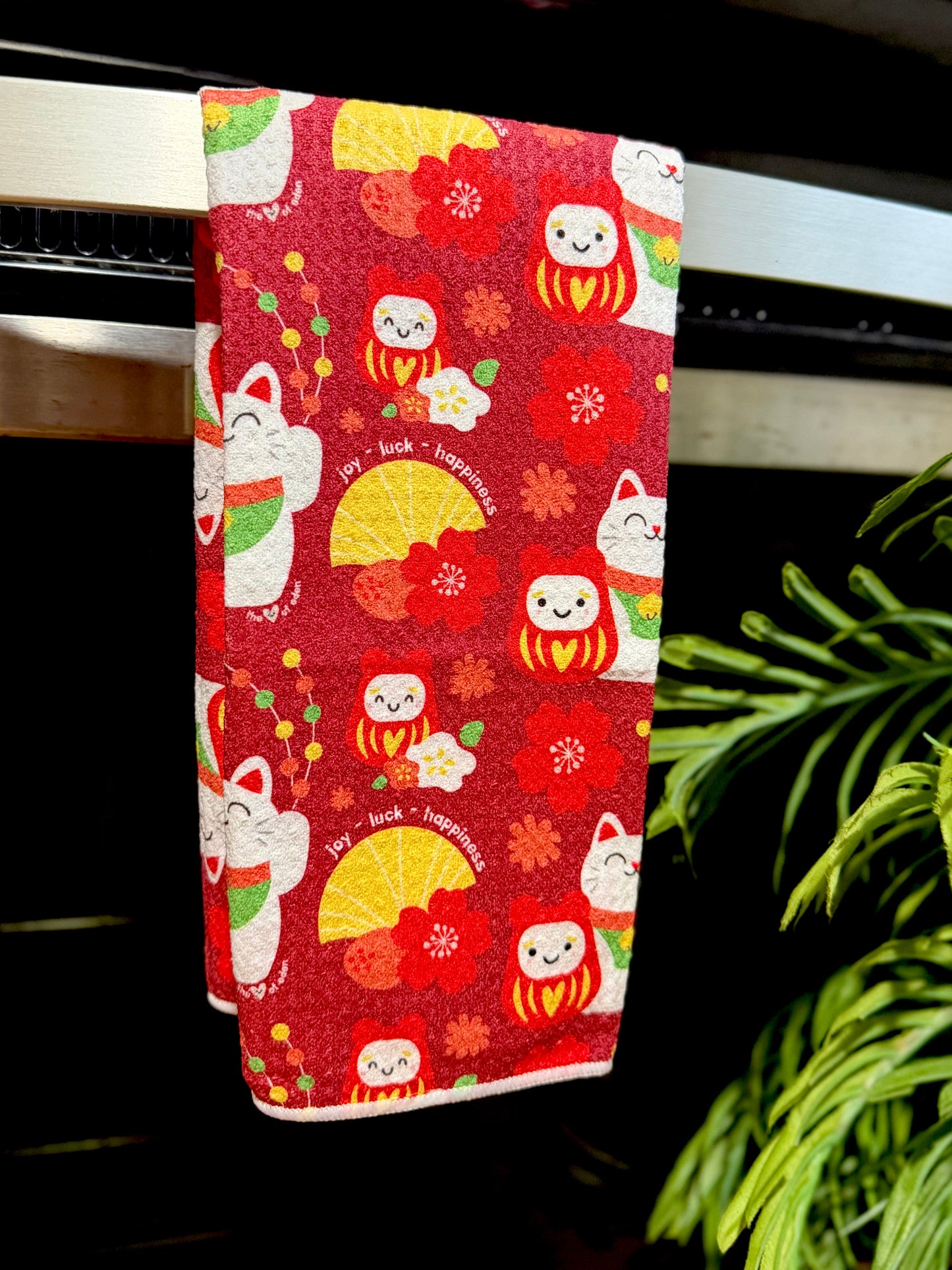 EDEN WAFFLE DISH TOWEL LUCKY CLUB