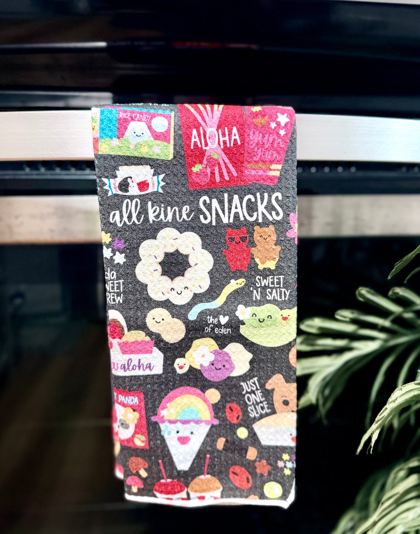 EDEN WAFFLE DISH TOWEL ALL KINE SNACKS