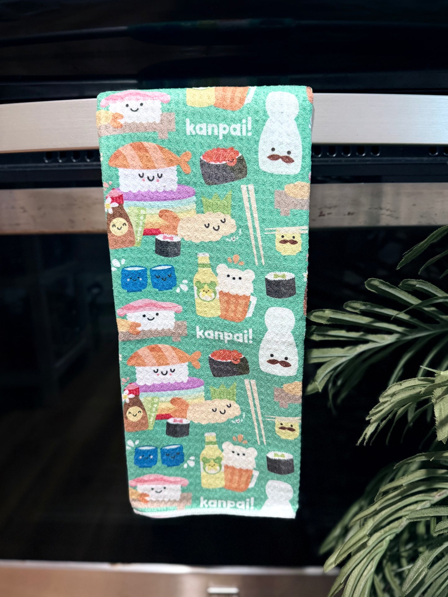 EDEN WAFFLE DISH TOWEL KANPAI