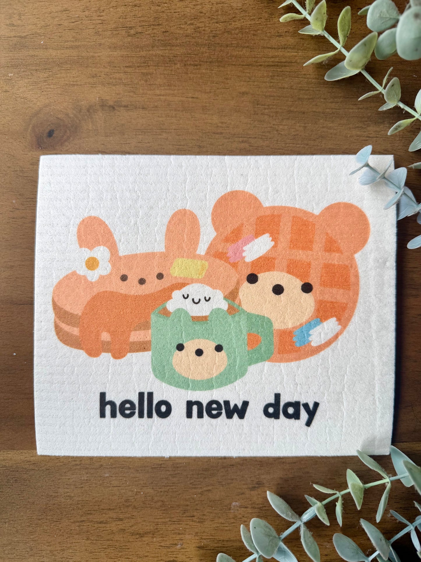 EDEN SWEDISH DISHCLOTH HELLO NEW DAY
