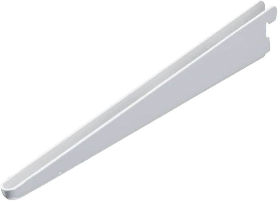 20" VENTILATED SHELF BRACKET WHT