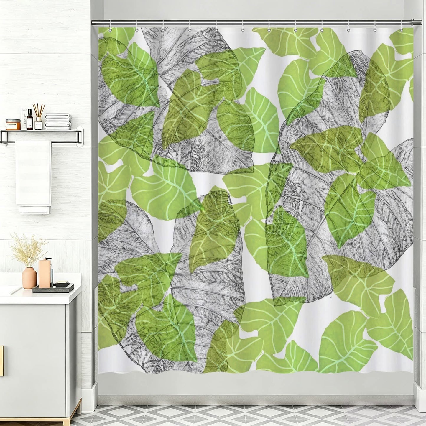 ROBERT JAMES SHOWER CURTAIN KALO ON INK