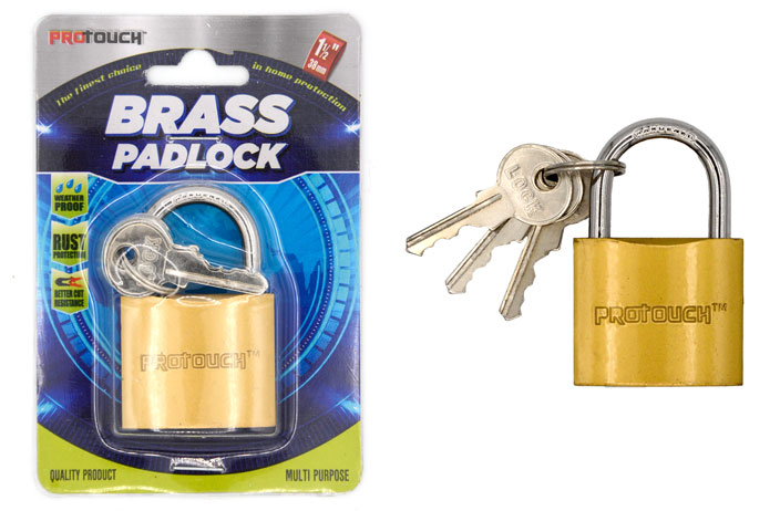 BRASS PADLOCK 1.5"