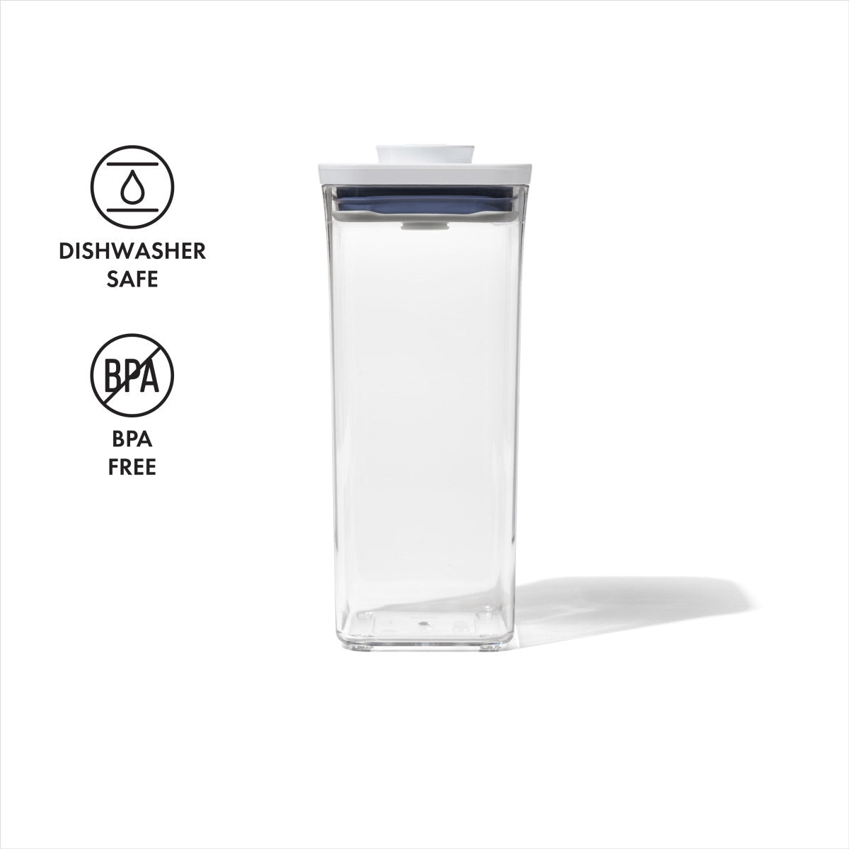 OXO POP SMALL SQUARE MED 1.7QT
