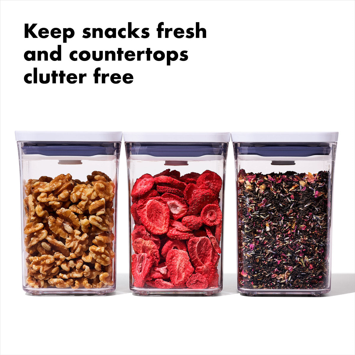 OXO POP 3-PC SM SQUARE SHORT SET