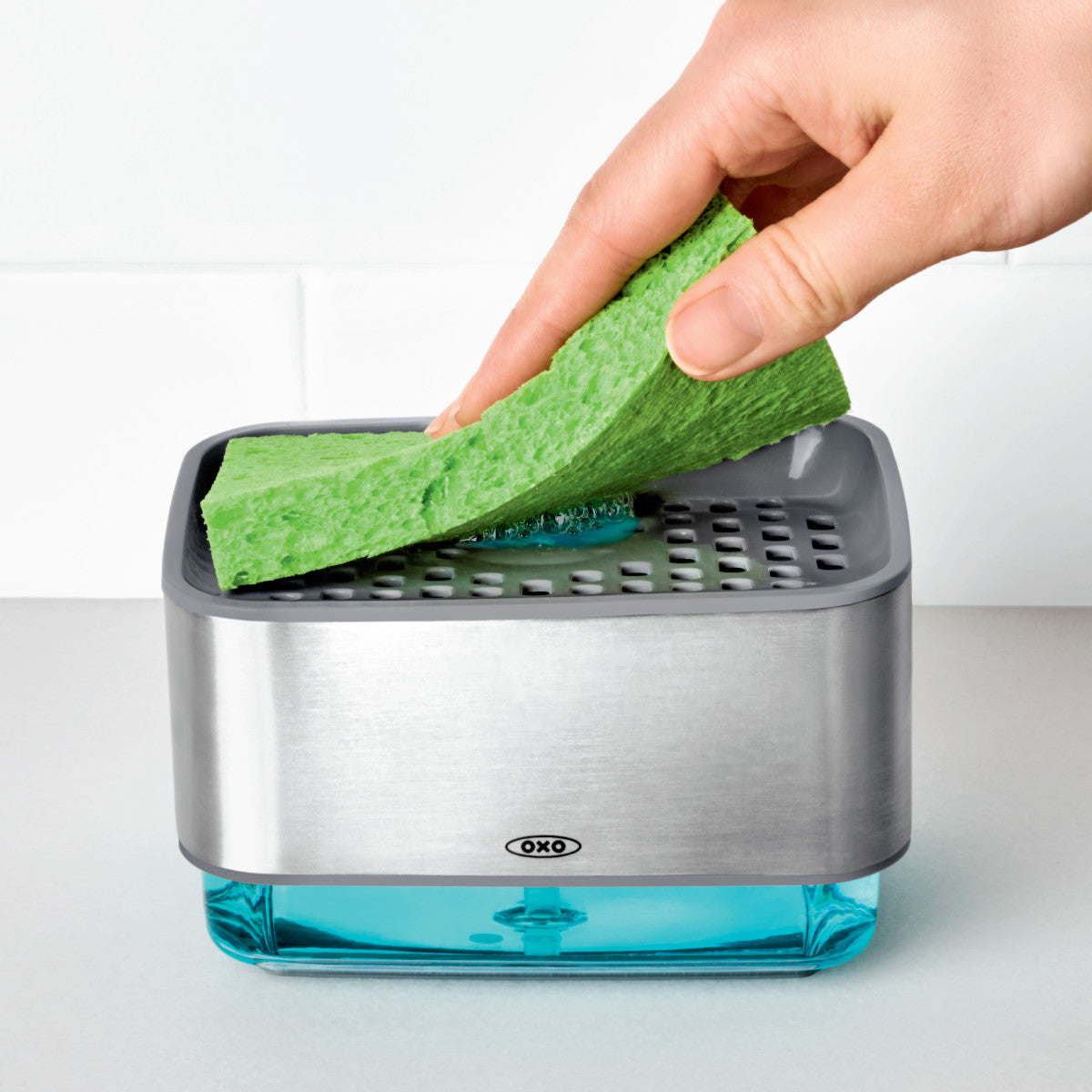 OXO SOAP DISP SPONGE HOLDER