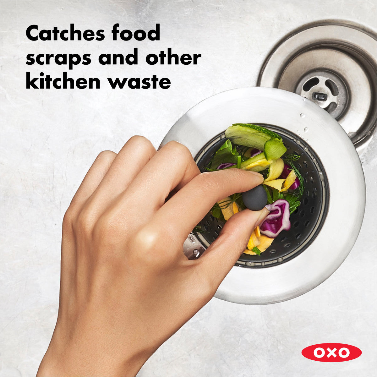 OXO GG SILICONE SINK STRAINER