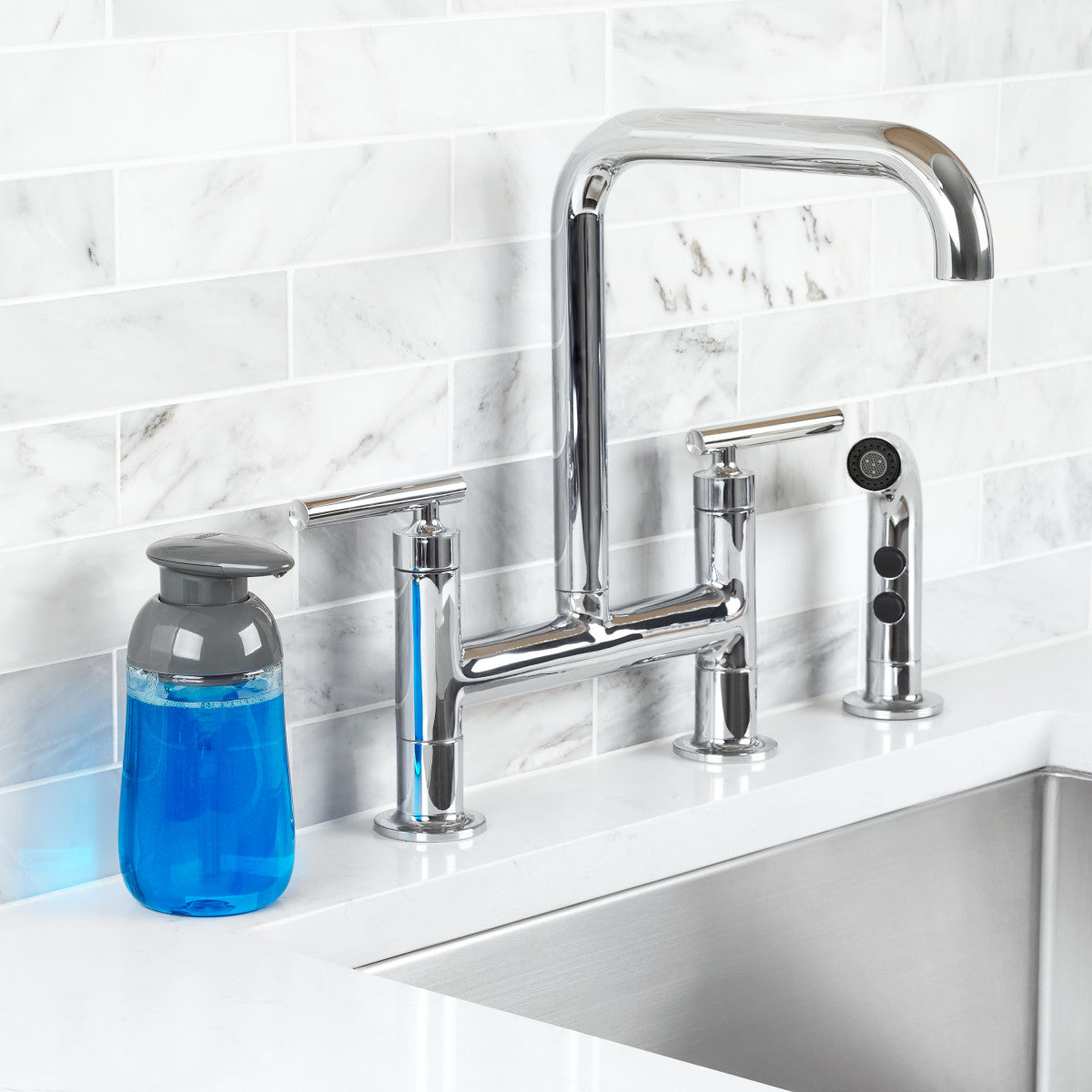 OXO GG SOAP DISPENSER CHARCOAL