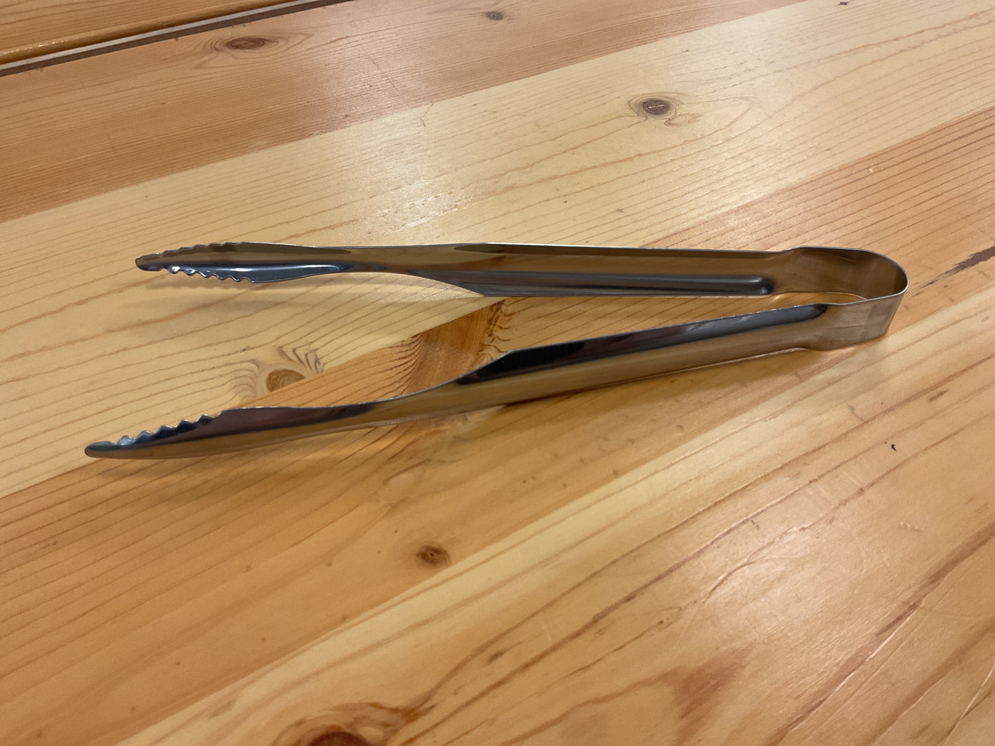 TONGS STAINLESS STEEL 9.5"