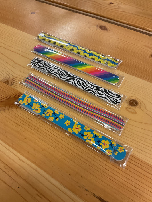 EMERY BOARD NAIL FILE ASSTD