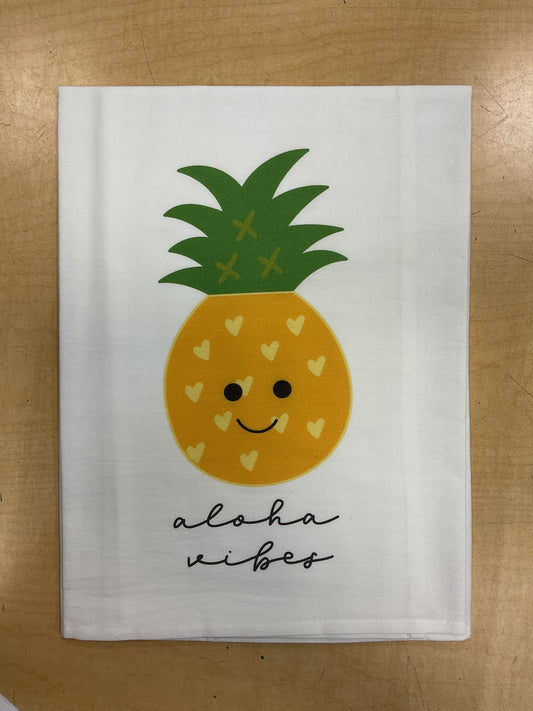 EDEN DISH TOWEL HAPPY PINEAPPLE