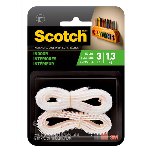 SCOTCH FASTENERS 3/4"x18" ID WHT