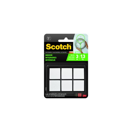 SCOTCH SQUARES 7/8" ID WHT