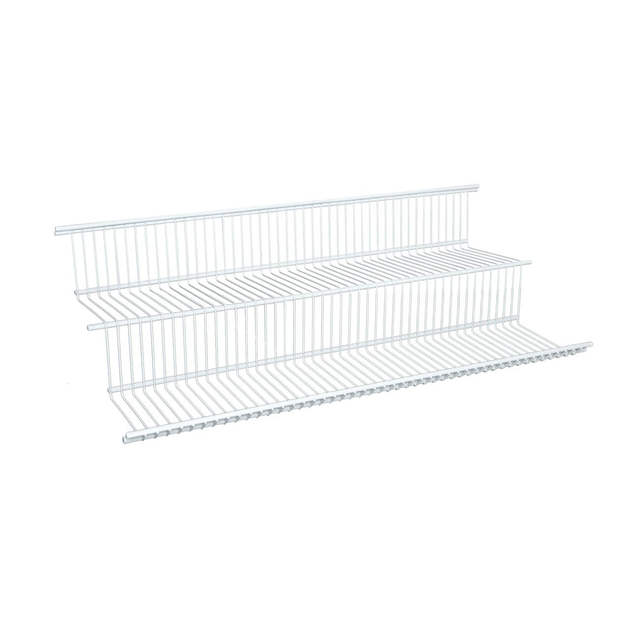 30" TIERED VENTILATED SHELF WHT