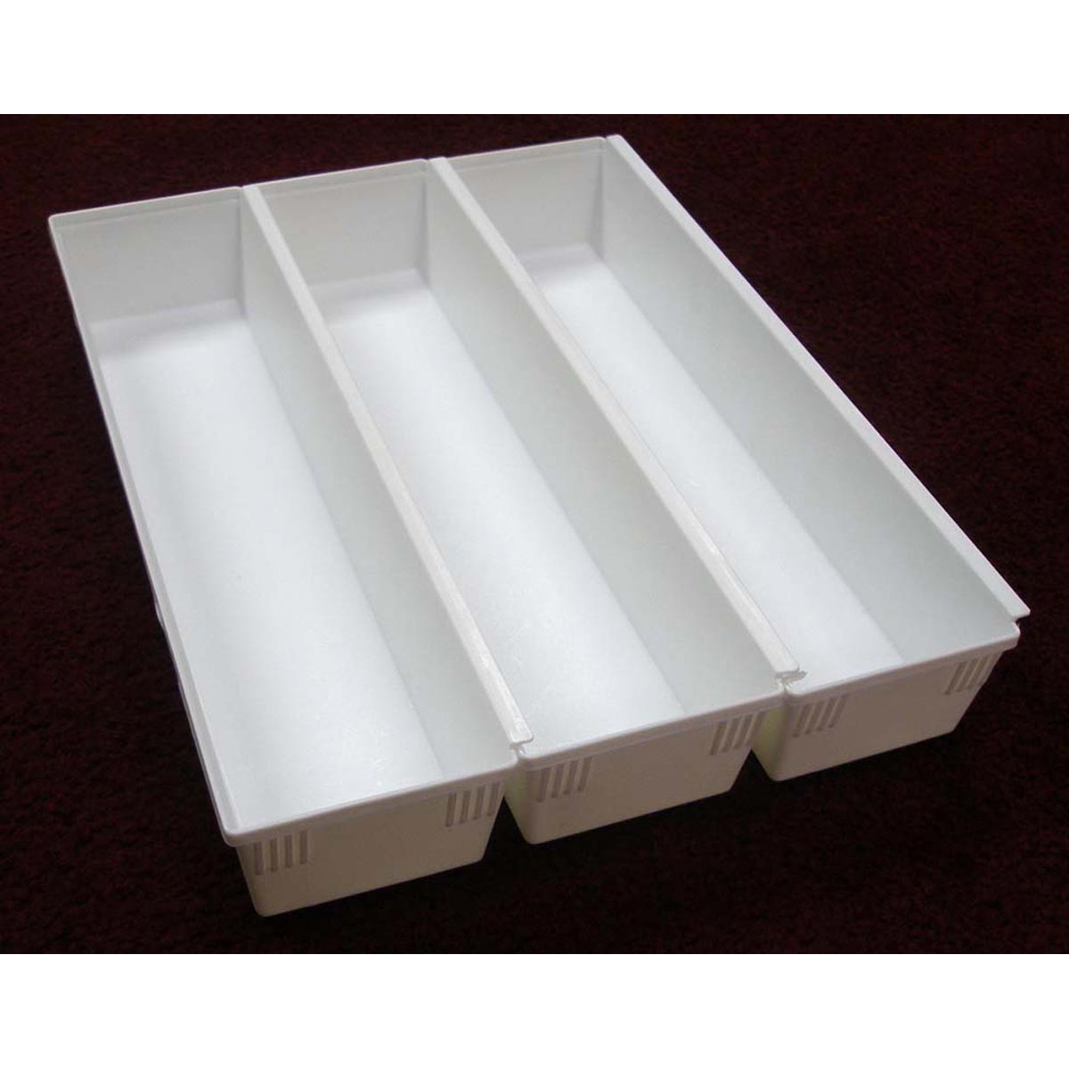 DRAWER ORGANIZER WHITE 9X3X2