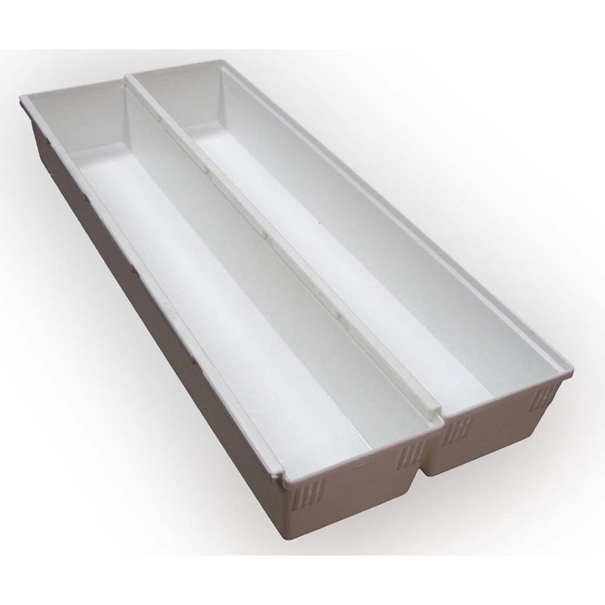 DRAWER ORGANIZER WHITE 12X3X2