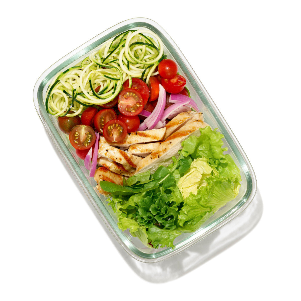 SNALP GLASS RECT CONTAINER 5.1C