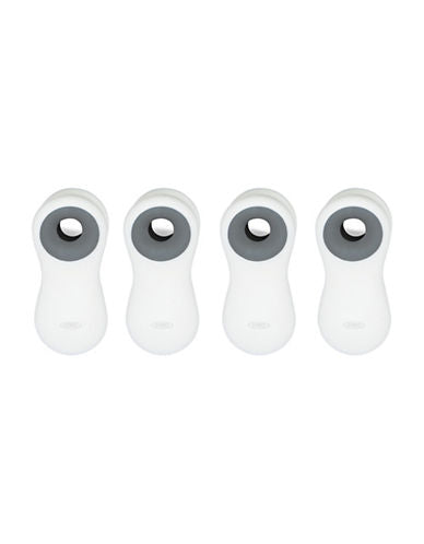 MAGNETIC CLIPS 4PK WHITE