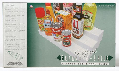 EXPAND-A-SHELF CABINET ORG.