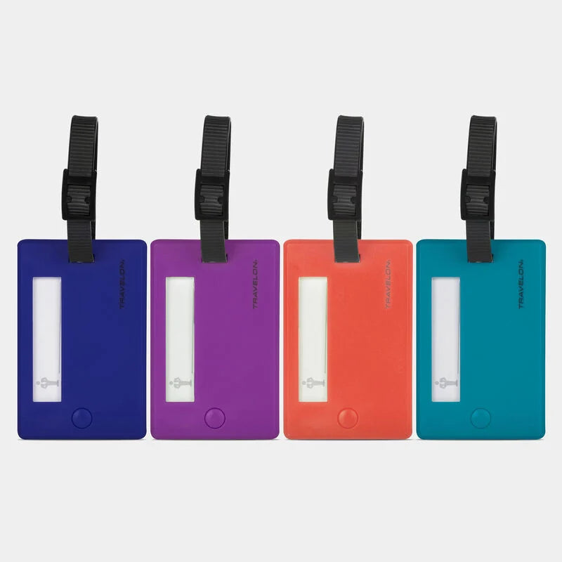 SET OF 4 LUGGAGE TAGS BOLDS