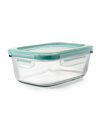 SNAP GLASS RECT CONTAINER 3.5C