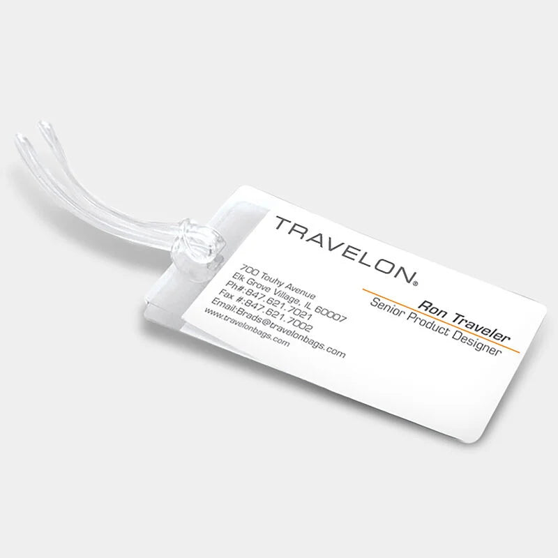 SELF LAMINATING LUGGAGE TAGS S/3