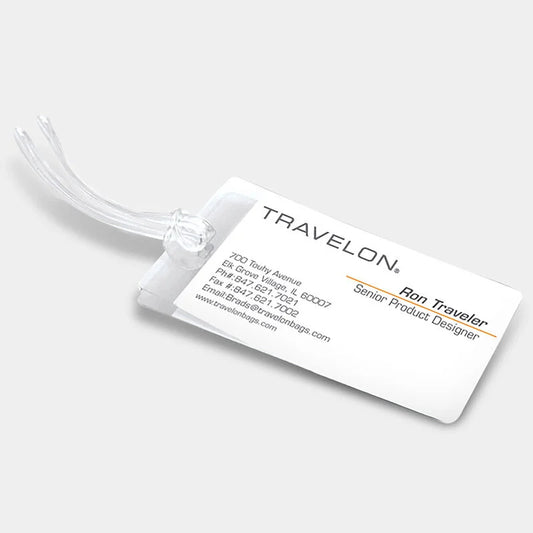 SELF LAMINATING LUGGAGE TAGS S/3