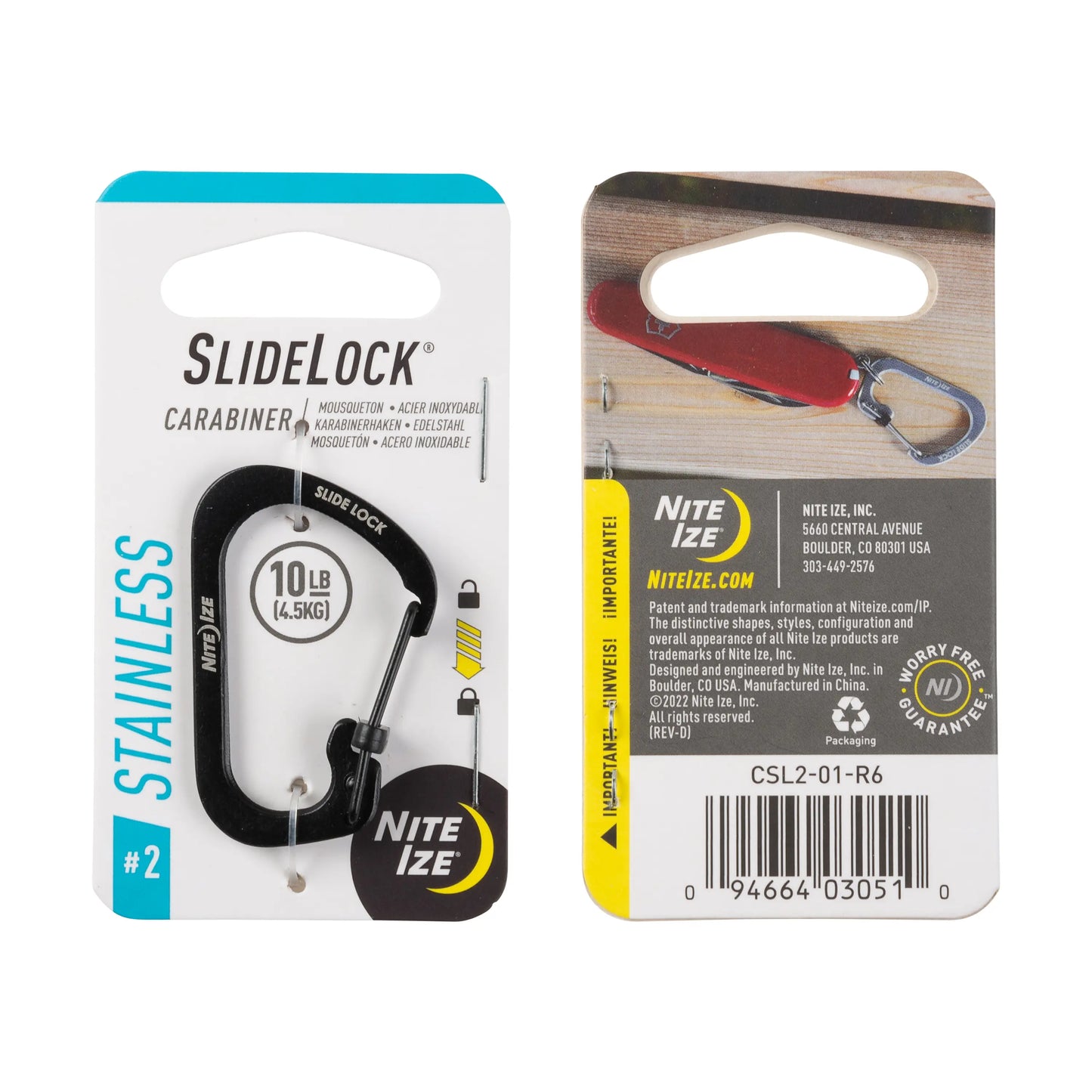SLIDELOCK CARABINER #2 BLACK