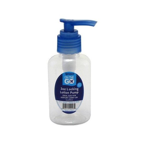 3OZ LOCKING LOTION BOTTLE ASSTD