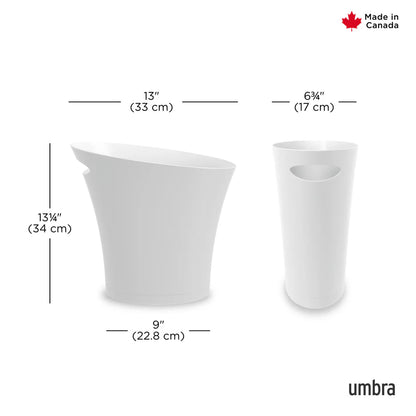 SKINNY CAN 2G MTL WHT