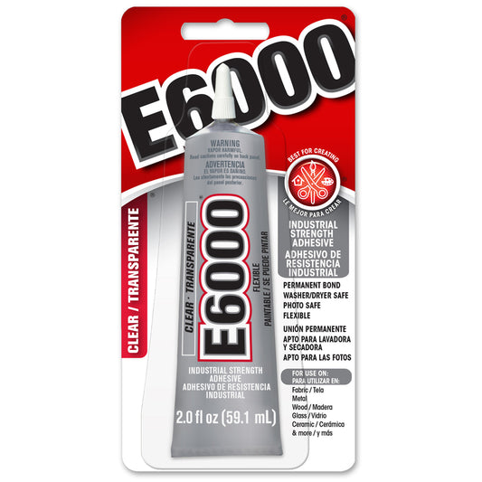 E6000 CLEAR ADHESIVE 2oz.