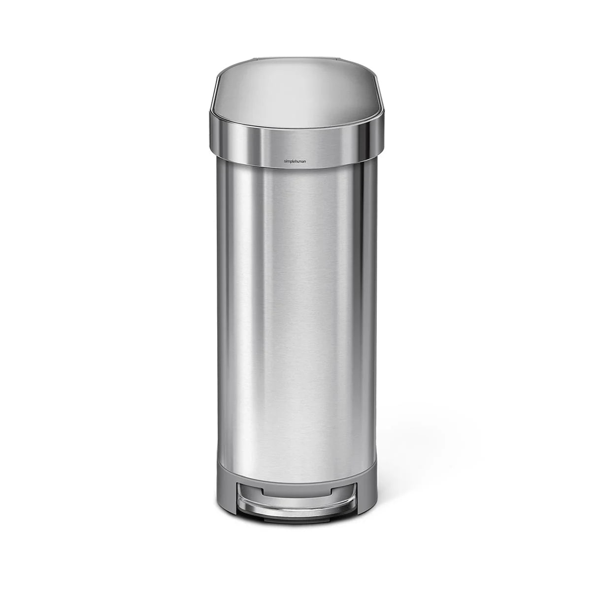 45L SLIM STEPCAN BRUSHED SS