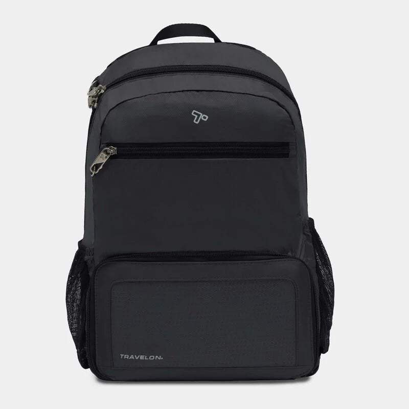 ANTI-THEFT PACKABLE BACKPACK BLK