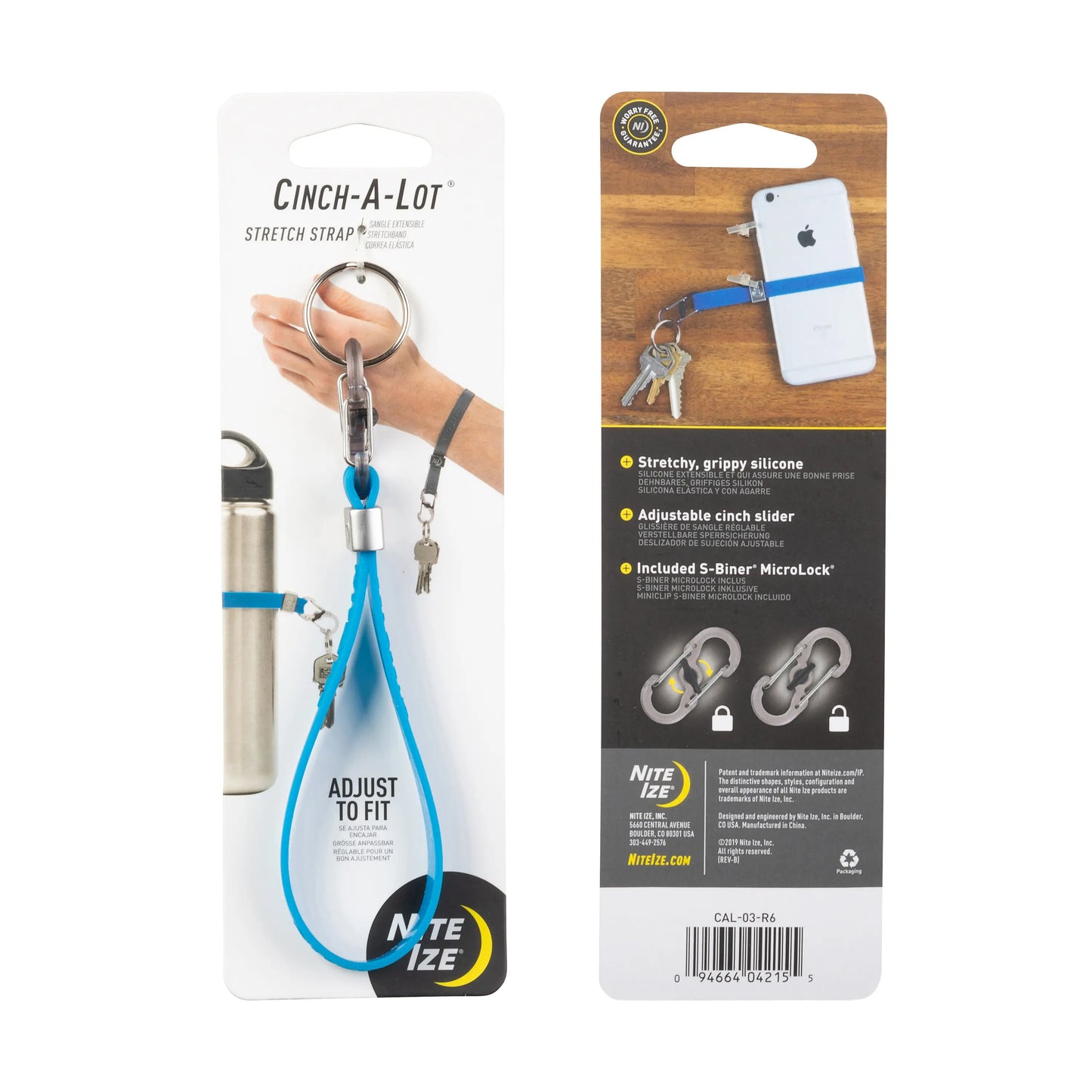 CINCH-A-LOT STRETCH STRAP BLUE