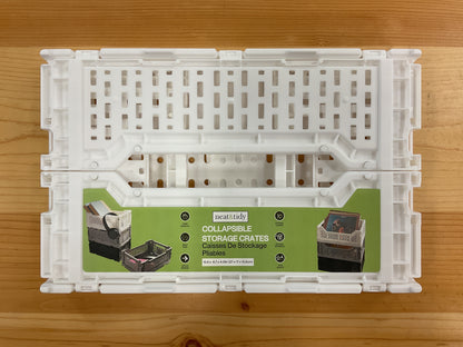 FLDBL BASKET 10.6 X 6.7 X 4.1 WHITE