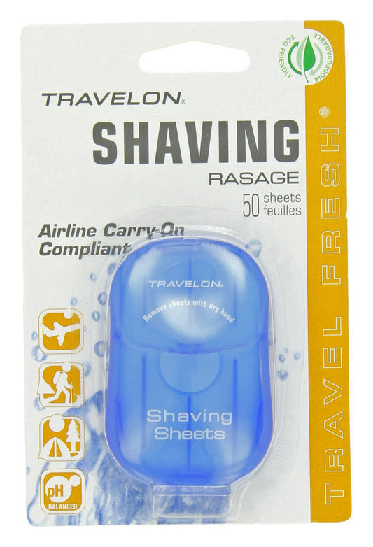 TOILETRY SHEET - SHAVING CREAM