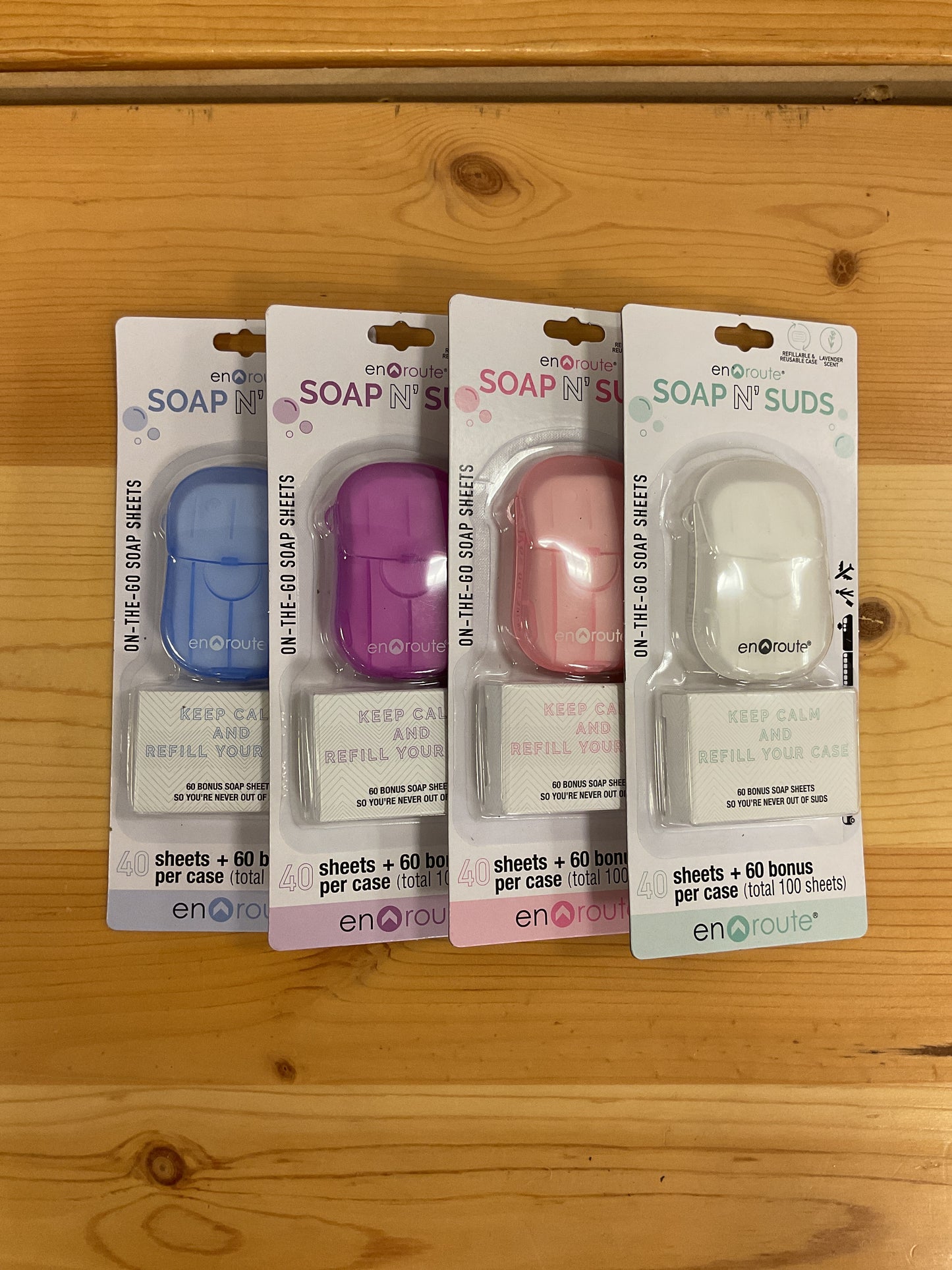 EN ROUTE SOAP SHEETS