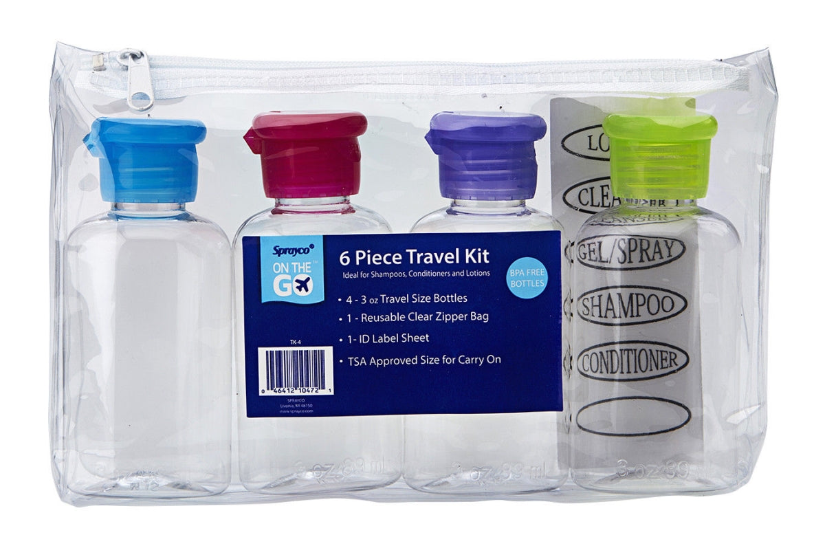 TRAVEL SET 6 PIECE