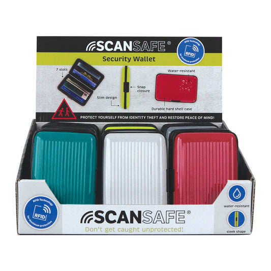 SCANSAFE ALUMINUM CARD CASE