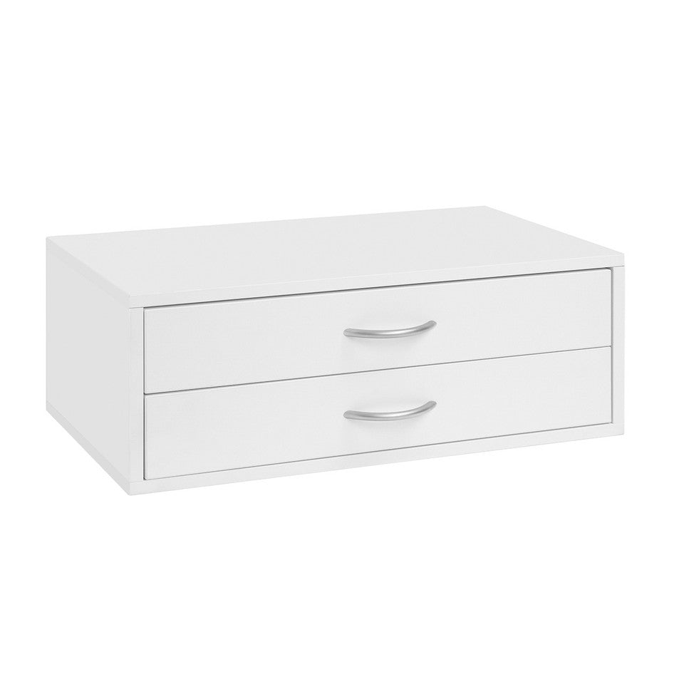 DBLHANG OBOX 2 DRAWER WHITE