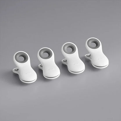 MAGNETIC CLIPS 4PK WHITE