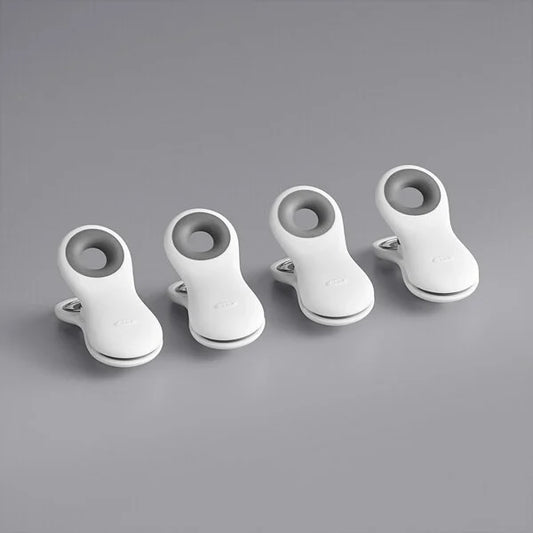 MAGNETIC CLIPS 4PK WHITE