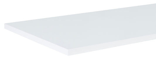 54"X14" WOOD SHELF WHITE