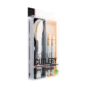 KOKUBO GO OUT CUTLERY PINK