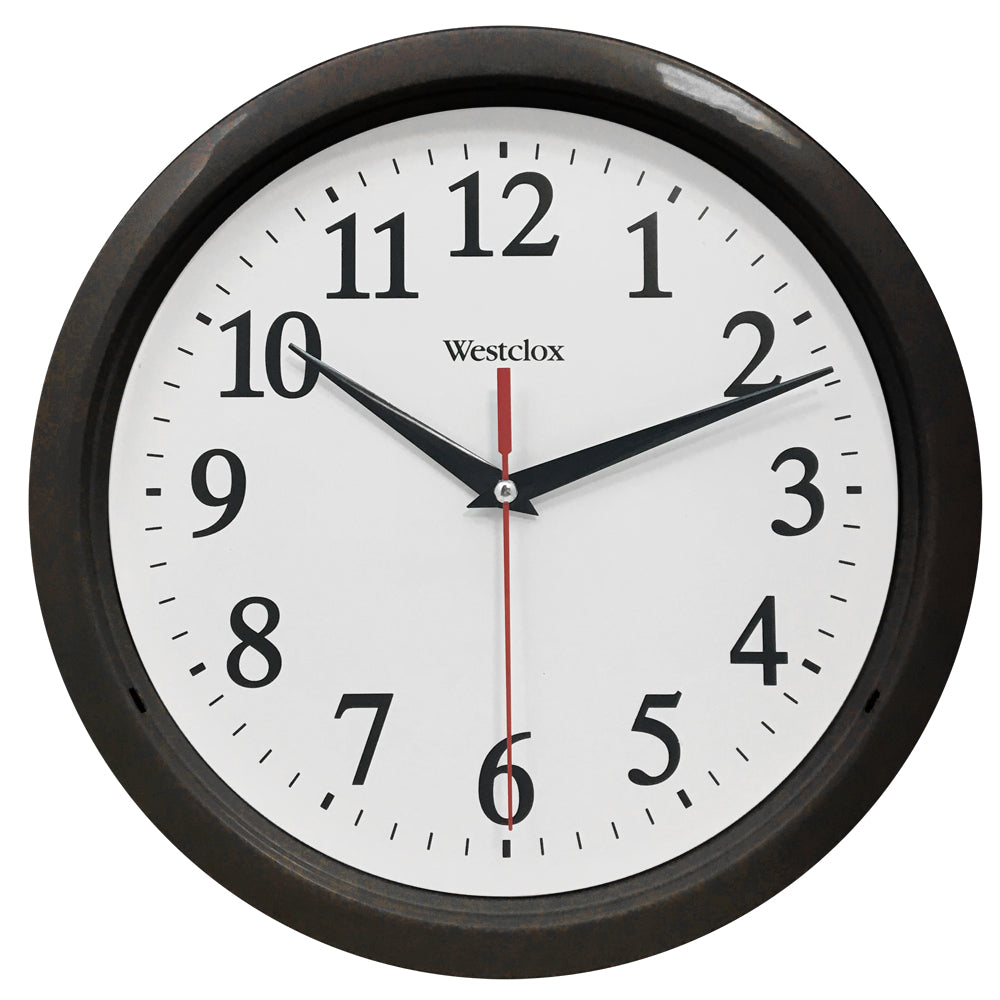 10" ANALOG CLOCK - BLACK