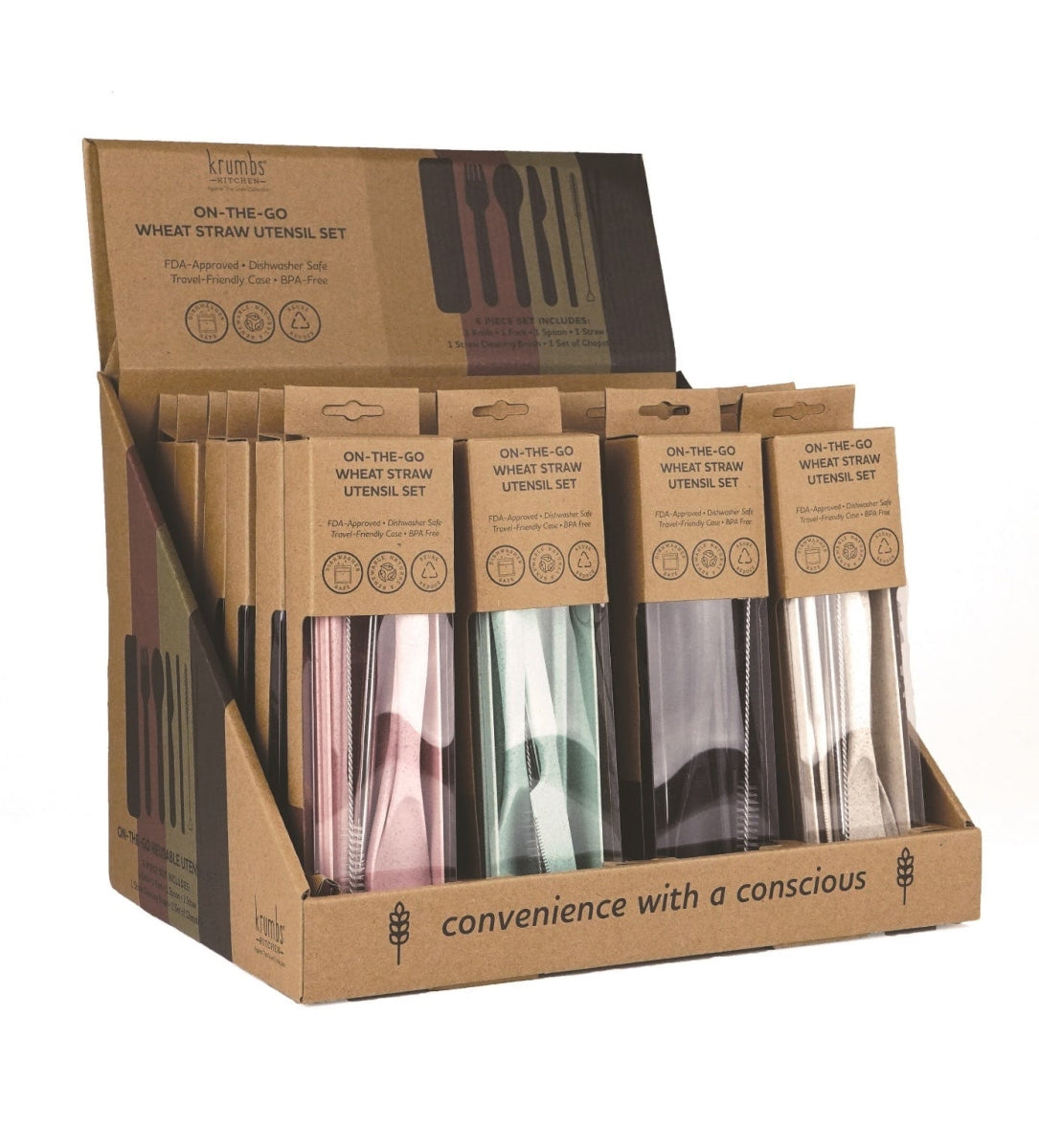 ON-THE-GO WHEAT UTENSIL KIT