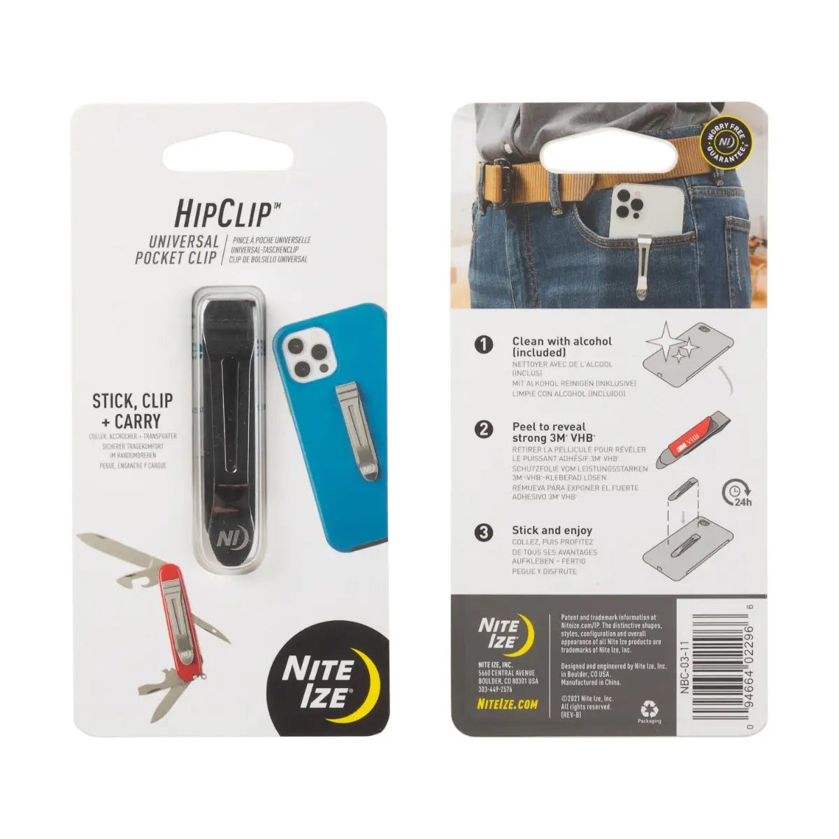 HIP CLIP MOBILE POCKET CLIP