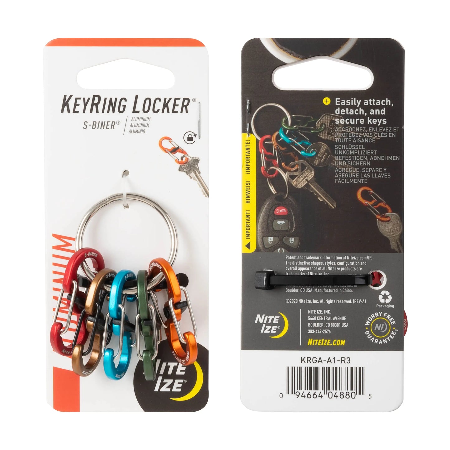 KEYRING LOCKER S-BINER
