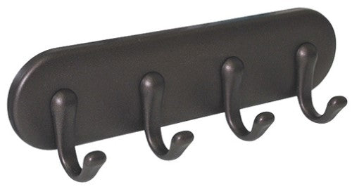 4 HOOK KEY RACK BROWN